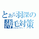 とある羽深の薄毛対策（スカルプディー）