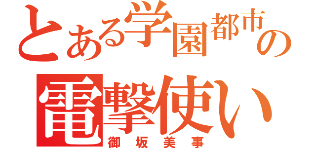 とある学園都市の電撃使い（御坂美事）