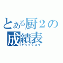 とある厨２の成績表（クソテンスウ）