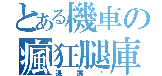 とある機車の瘋狂腿庫（張宸瑋）