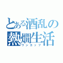 とある酒乱の熱燗生活（ワンカップ）