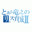 とある竜之のリス育成Ⅱ（お一籌）