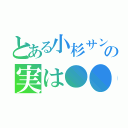 とある小杉サンの実は●●（）