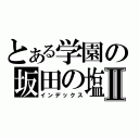 とある学園の坂田の塩Ⅱ（インデックス）