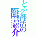 とある部活の部活紹介（男子テニス）