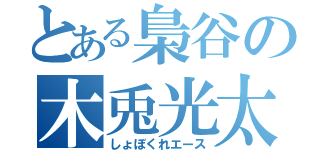 とある梟谷の木兎光太郎（しょぼくれエース）
