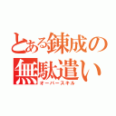 とある錬成の無駄遣い（オーバースキル）