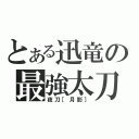 とある迅竜の最強太刀（夜刀［月影］）