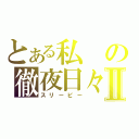 とある私の徹夜日々Ⅱ（スリーピー）