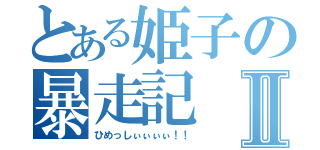 とある姫子の暴走記Ⅱ（ひめっしぃぃぃぃ！！）