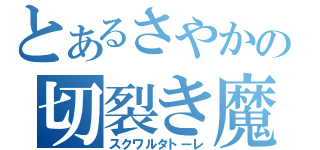 とあるさやかの切裂き魔（スクワルタトーレ）