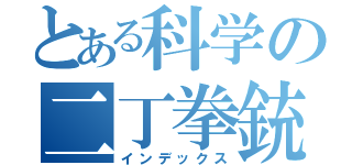 とある科学の二丁拳銃（インデックス）
