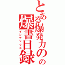 とある爆発力の源の爆書目録（インデックス）