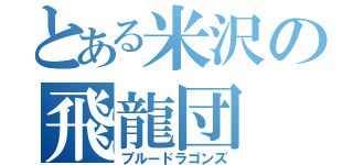 とある米沢の飛龍団（ブルードラゴンズ）