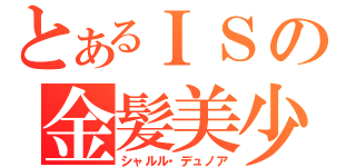 とあるＩＳの金髪美少女（シャルル・デュノア）