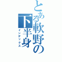 とある軟野の下半身（インデックス）