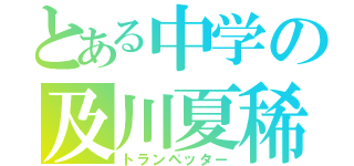 とある中学の及川夏稀（トランペッター）