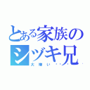 とある家族のシヅキ兄（大嫌い💔）