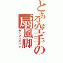 とある空手の扇風脚（センプウキャク）