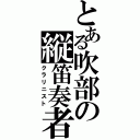 とある吹部の縦笛奏者（クラリニスト）