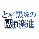 とある黒炎の威将楽進（ブルーフレーム）