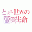 とある世界の高等生命（アーカイブ）