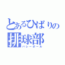 とあるひばりの排球部（バレーボール）