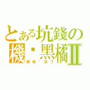 とある坑錢の機掰黑橘Ⅱ（變成垃豆了）