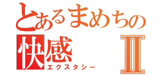 とあるまめちの快感Ⅱ（エクスタシー）