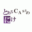 とあるＣＡＳ主のにけ（）