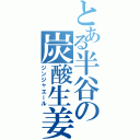 とある半谷の炭酸生姜（ジンジャエール）