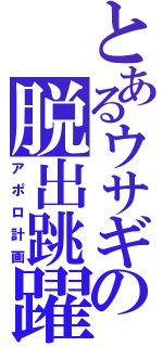 とあるウサギの脱出跳躍（アポロ計画）