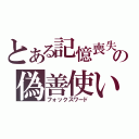 とある記憶喪失の偽善使い（フォックスワード）