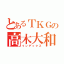 とあるＴＫＧの高木大和（インデックス）