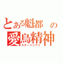 とある魁都 の愛鳥精神（スターインアイ）