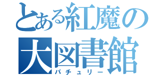 とある紅魔の大図書館（パチュリー）