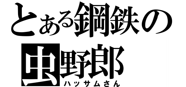 とある鋼鉄の虫野郎（ハッサムさん）