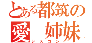 とある都筑の愛 姉妹 愛（シスコン）