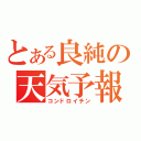 とある良純の天気予報（コンドロイチン）