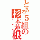 とある５組の杉本蓮根Ⅱ（穴あき）