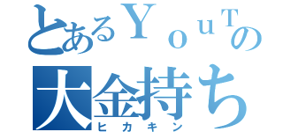 とあるＹｏｕＴｕｂｅの大金持ち（ヒカキン）