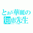 とある華麗の知恵先生（カレー万歳！）