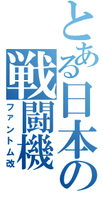 とある日本の戦闘機（ファントム改）