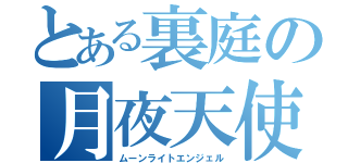 とある裏庭の月夜天使（ムーンライトエンジェル）