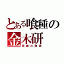 とある喰種の金木研（悲劇の物語）