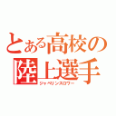 とある高校の陸上選手（ジャベリンスロワー）