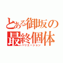 とある御坂の最終個体（バリエーション）