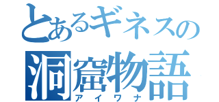 とあるギネスの洞窟物語と（アイワナ）