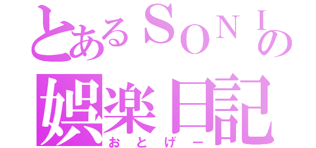 とあるＳＯＮＩＣＯ＊の娯楽日記（おとげー）