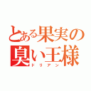 とある果実の臭い王様（ドリアン）